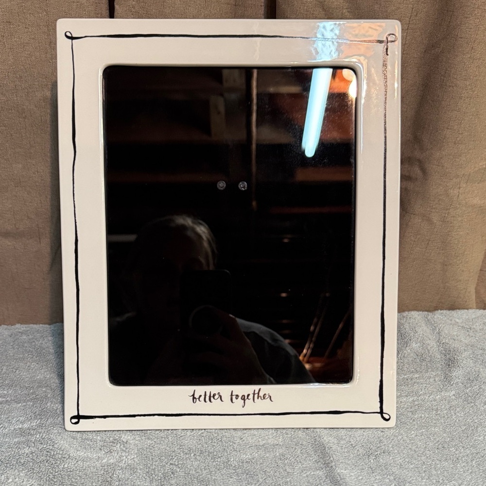 Kate Spade Better Together White Photo Frame